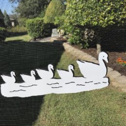 DCentral DUCK FAMILY Screen Magnet: Double-Sided Décor; For Non-Retractable Screens, Multipurpose, Helps to Stop Walking into screens, Covers small tears in Screens, Size L 4.4" x W 7.6 "