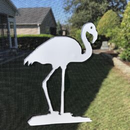 DCentral Flamingo Flexible Screen Magnet: Double-Sided Décor; for Non-Retractable Screens, Multipurpose, Helps to Stop Walking into Screens, Covers Small tears in Screens, Size L 6.8" x W 4.5"…