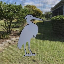 DCentral HERON Screen Magnet: Double-Sided Décor; For Non-Retractable Screens, Multipurpose, Helps to Stop Walking into screens, Covers small tears in Screens, Size 4.5" x 6.5 "