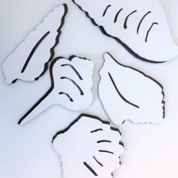 DCentral Seashells Flexible Screen Magnets: Double-Sided Décor; for Non-Retractable Screens, Multipurpose, Helps to Stop Walking into Screens, Covers Small tears in Screens, Avg Size L 4.5" x W 2.5"…