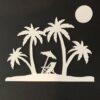 DCentral® Beach Scene Flexible Safety Screen Magnets: Double-Sided. Bright White-Easier to See Day & Night. Decorative. Helps to Stop Walking into Screens, Size W 9.5" x L 7" - Image 4