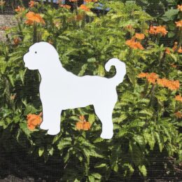 DCentral® LabraDoodle Flexible Safety Screen Magnets: Double-Sided. Bright White-Easier to See Day & Night. Decorative. Helps to Stop Walking into Screens, Size W 5.75" x L 5.25"