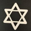 DCentral® STAR OF DAVID Flexible Safety Screen Magnets: Double-Sided. Bright White-Easier to See Day & Night. Decorative. Helps to Stop Walking into Screens, Size W 4.5" x L 5.25" - Image 2