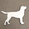 DCentral® Labrador II Flexible Safety Screen Magnets: Double-Sided. Bright White-Easier to See Day & Night. Decorative. Helps to Stop Walking into Screens, Size W 6.25" x L 4.5"