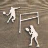 DCentral® Tennis Match Flexible Safety Screen Magnets: Double-Sided. Bright White-Easier to See Day & Night. Decorative. Helps to Stop Walking into Screens, Size W 8" x L 9"