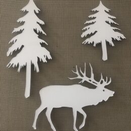DCentral® ELK Flexible Safety Screen Magnets: Double-Sided. Bright White-Easier to See Day & Night. Decorative. Helps to Stop Walking into Screens, Size W 9" x L 9"